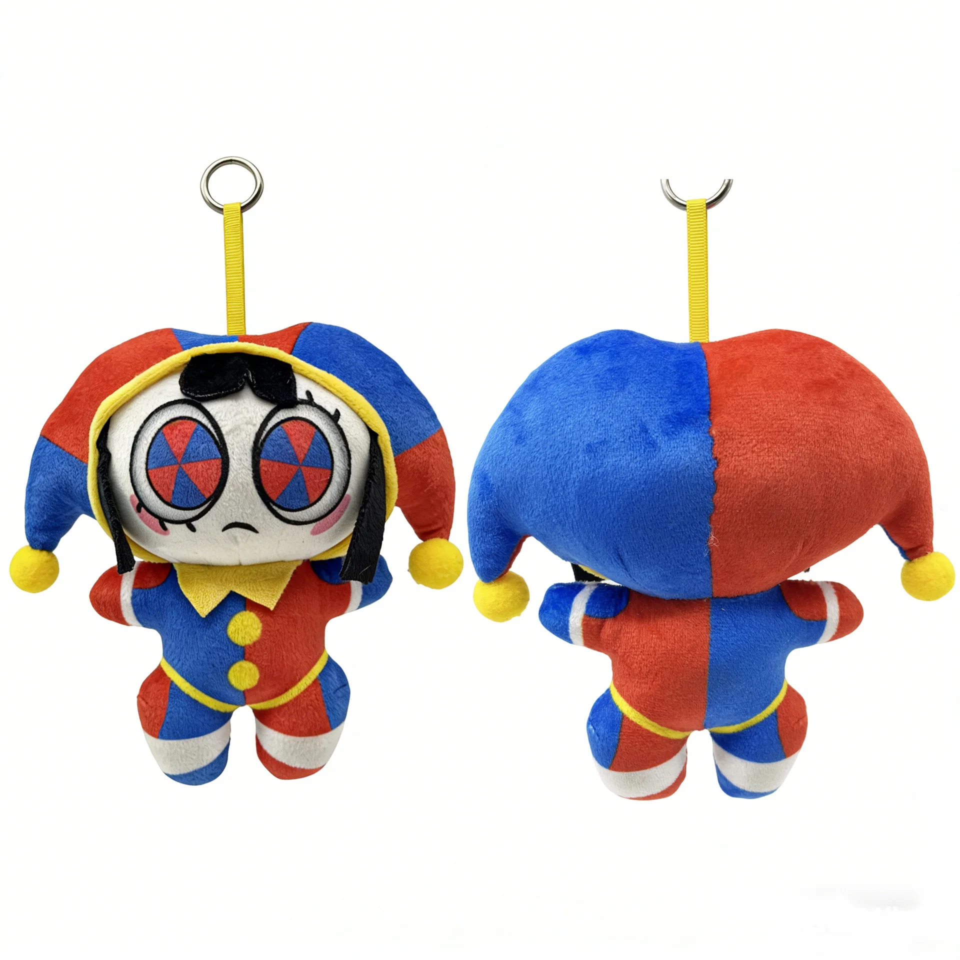Nuovo modello di ciondolo peluche a forma di clown del Circo Magico Digitale