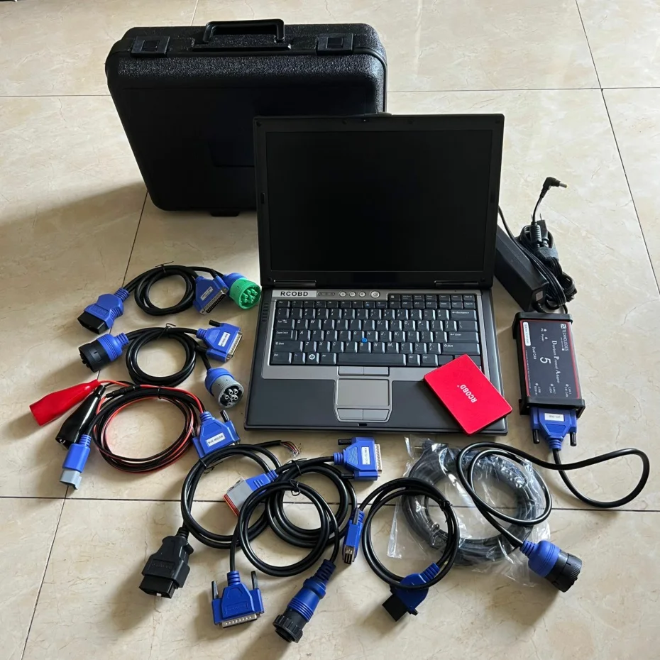 Dpa5 Usb Diesel Truck Diagnostic Tool Software with Laptop D630 4g Full Set Heavy Duty Scanner 2 Years Warranty