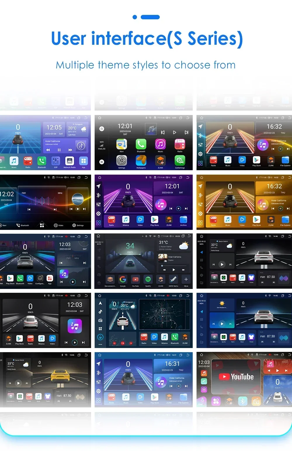 7862 Android Auto Audio dla Citroen Berlingo B9 Peugeot Partner 2008-2019 Radio samochodowe Odtwarzacze stereo Bezprzewodowy ekran CarPlay 2Din