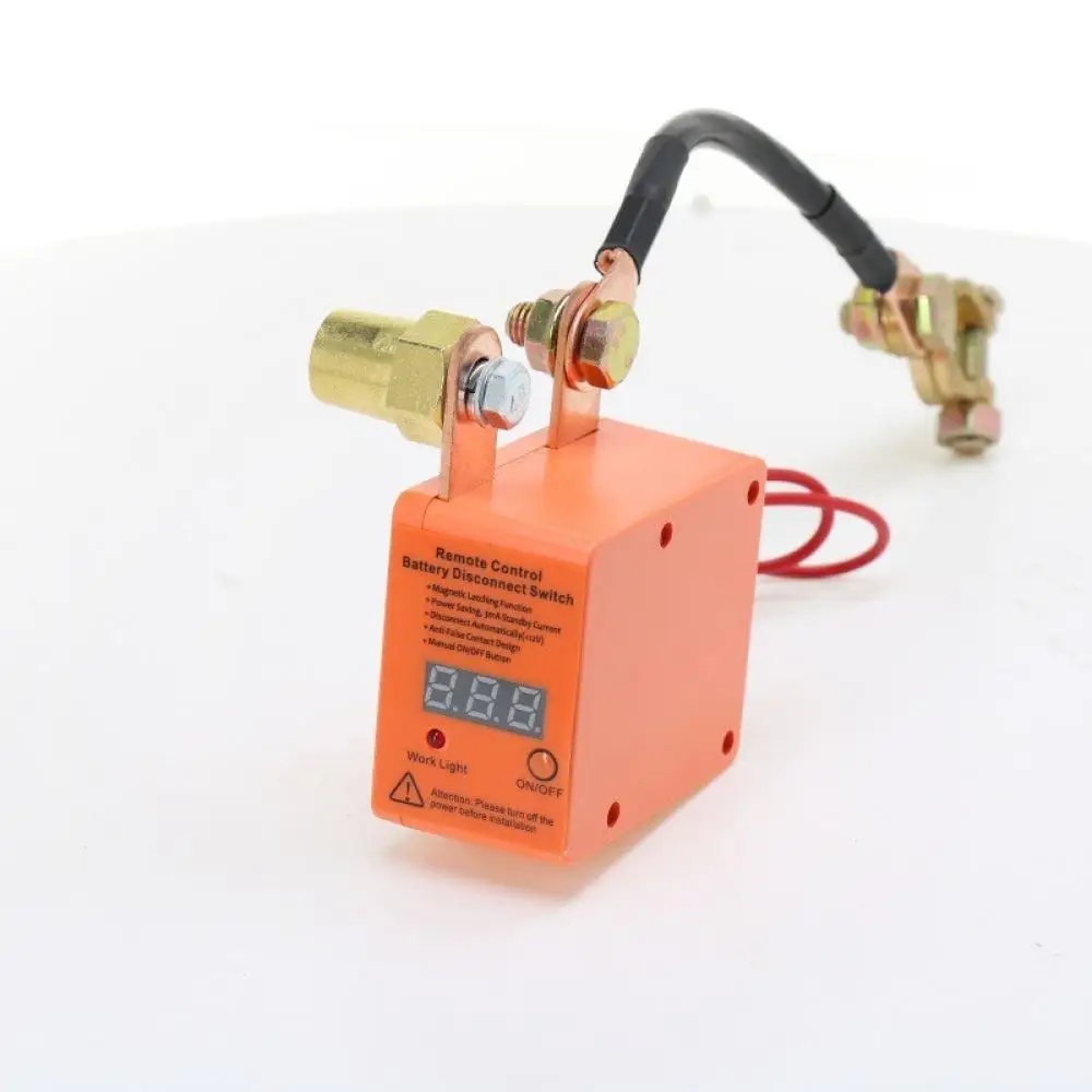 12V 24V Car Battery Disconnect Switch Wireless Remote Control Cut Off Master Isolator Relay For Truck Auto Power Protection
