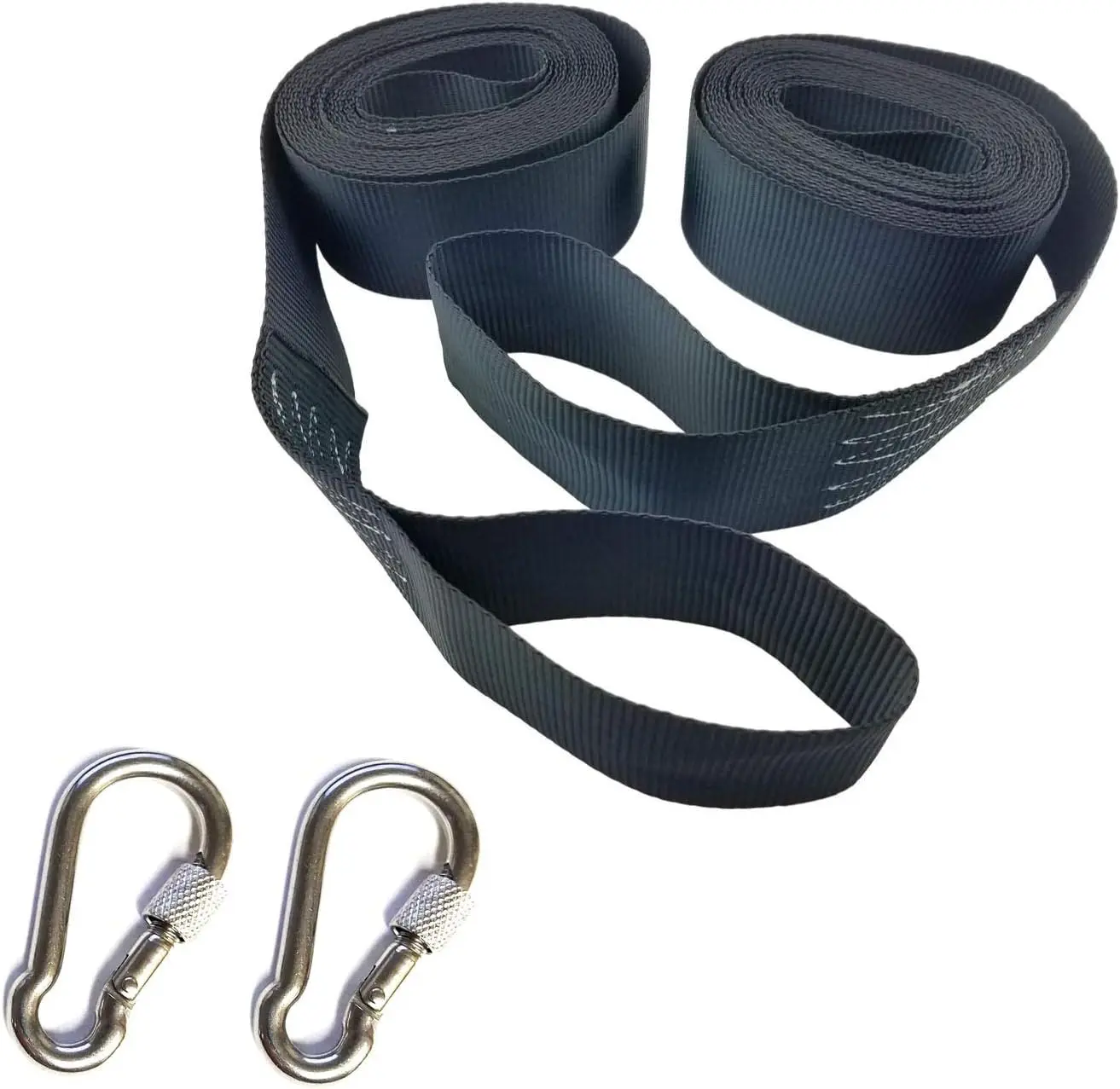 

20 Ft Tree Swing Hanging Kit Straps (Set Of 2) Hold 5000 Lbs Extra Long | 20Ft| Rope Hammo & Tire Swing Tree Swing Fast & Easy