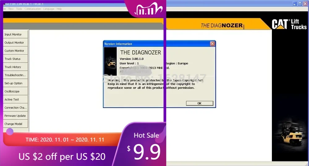 

AutoCD для Cat Lift Trucks Diagnozer 4.04+crack