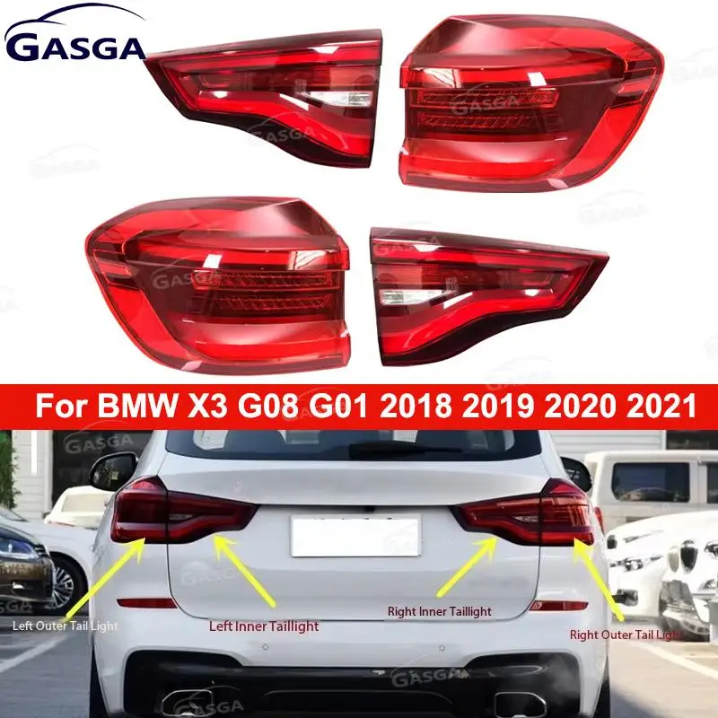 Fit For BMW X3 G08 G01 2018 2019 2020 2021 Tail Light Reversing Light Turn Signal Lamp Auto Lamp Accessory Taillight Assembly