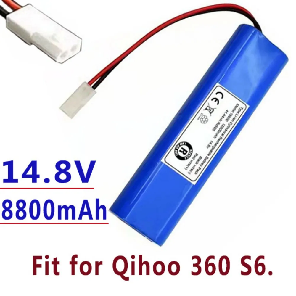 14.4V 8800MAH 100% New Original Battery Pack Used for The Qihoo 360 S6 Robot Vacuum Cleaner of  Components