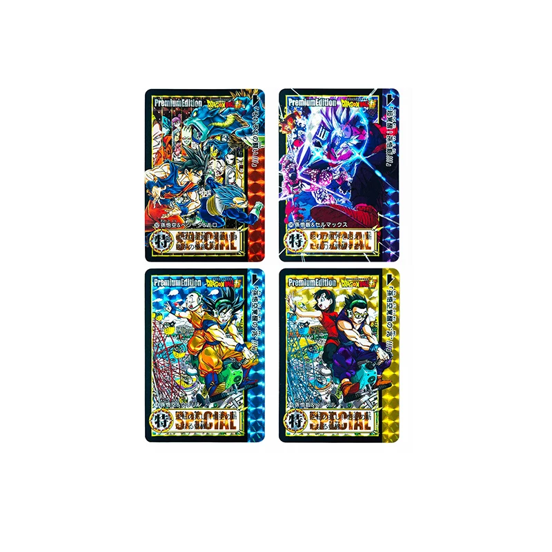 Diy Dragon Ball Son Goku Yamcha Bulma Tien Shinhan Majin Buu Anime Character Collection Card Homemade Cartoon Toy Christmas Gift view 5
