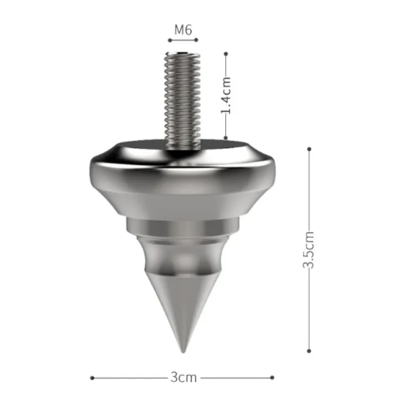 Speaker Isolation Spike Feet with M6 M8 Screw, Vibration Damping Pad for Audio