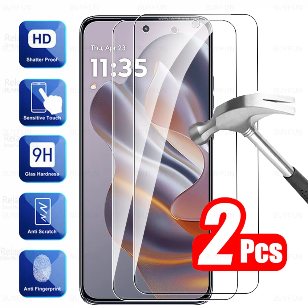 For Motorola Edge 50 Neo Glass 2Pcs Tempered Glass For Moto Rola Edge50Neo Edge50 Neo 50Neo 5G Screen Protector Phone Cover Film