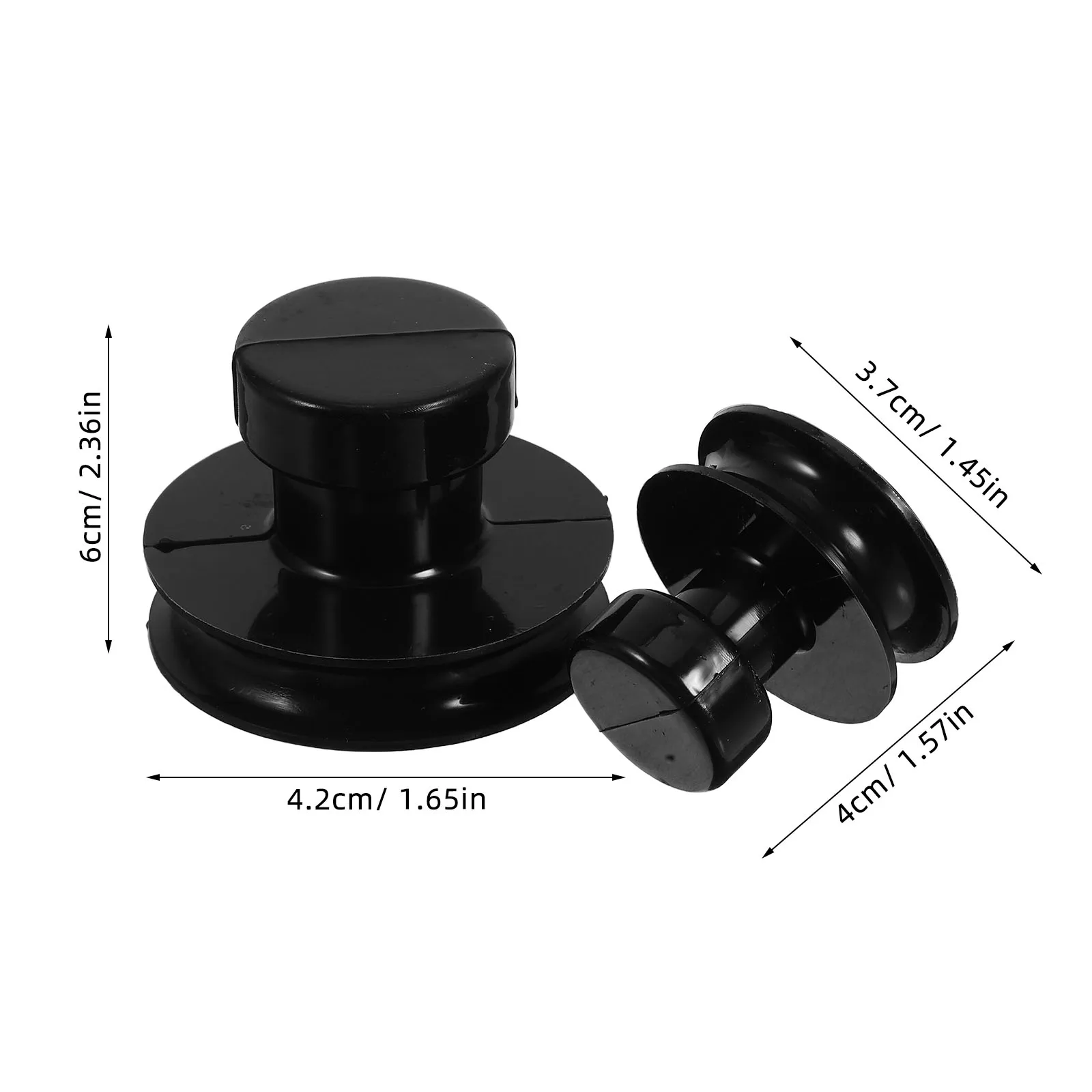 2pcs Singing Bowl Suction Cups Firm Stable Handle for Compatible with Multiple Bowl Sizes Accessories
