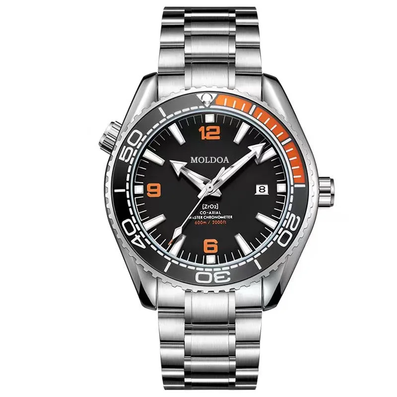 

Полностью автоматические поддельные механические полые часы, мужские водонепроницаемые часы со светящимся календарем