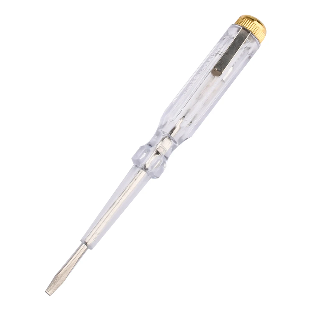 MiNi Slotted Screwdriver AC DC 100-500V Electrical Tester Pen Voltage Detector Indicator Circuit Tester Repair Tools Accessories