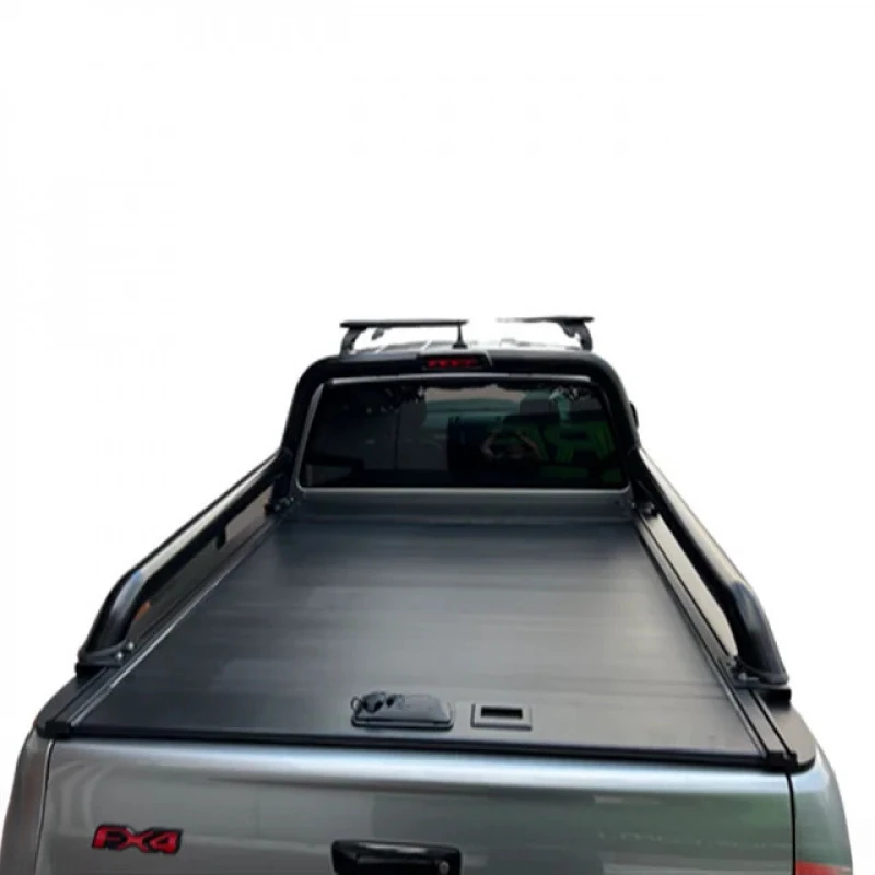 TRUCK BED RETRACTABLE TONNEAU COVER for (2010-2015) MN LOCKABLE ROLLER UTE TRAY COVER