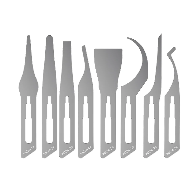 Mechaniker 8 teile/satz präzision ic chip reparatur dünne klinge für pcb löten cpu kleber entfernung ic chip zerlegen motherboard reparatur