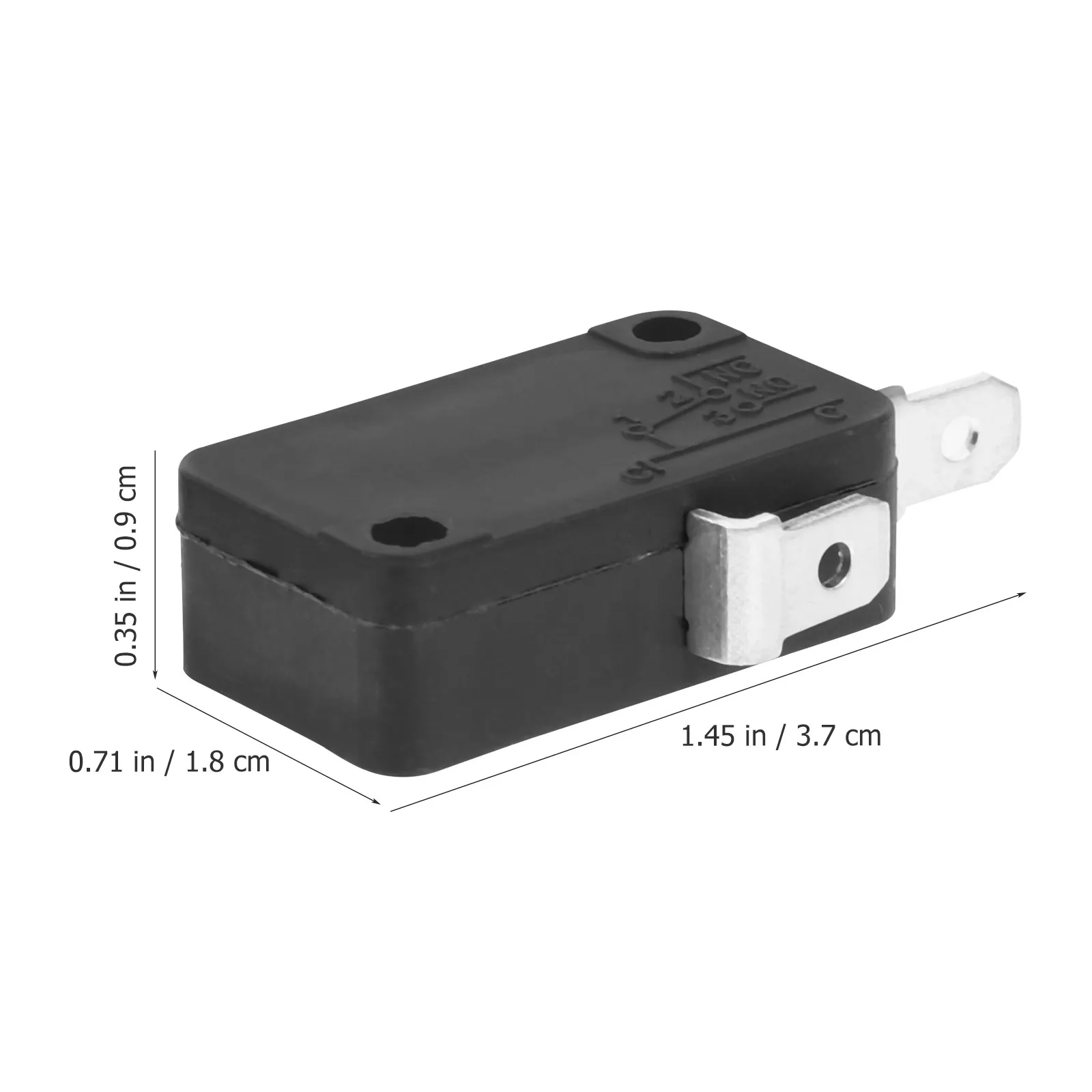 2Pcs Micro Switch 2-Pin Normally Open for Microwave Oven Door Replacement Universal Home Appliance Limit Switch with Sensitive view 5