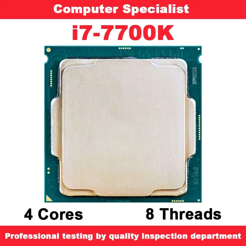 Core i7-7700K i7 7700K 4,2 ГГц Четырехъядерный процессор 8M 91 Вт LGA 1151