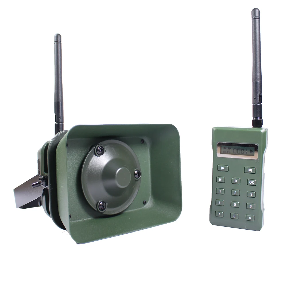 نظام مكافحة الآفات للطيور بقوة 60 وات، 16 أغنية مخيفة مبيد الحشرات لمتصل الطيور