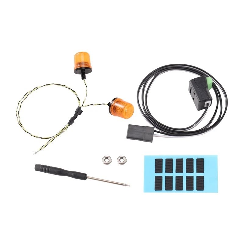For Tamiya 1/14 For SCANIA 770S For Volvo FH16 For ACTROS 3363 RC Truck Warning Light 1 Pair Rotating Light Car