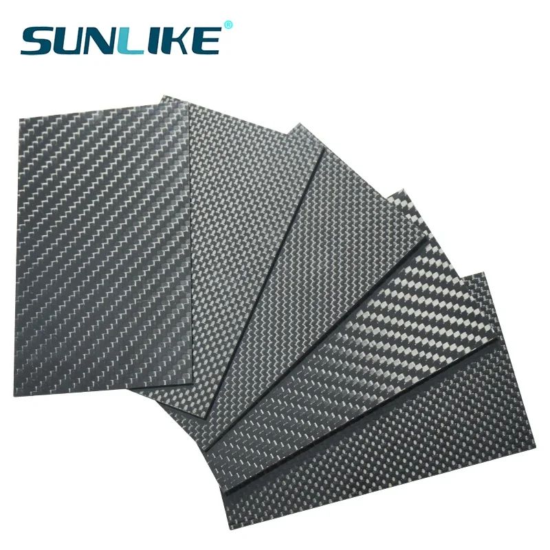 175*175mm 3k glossy matte twill plain carbon fiber sheet carbon fiber plate carbon fiber panel board thick 0.5,1,1.5,2,3,