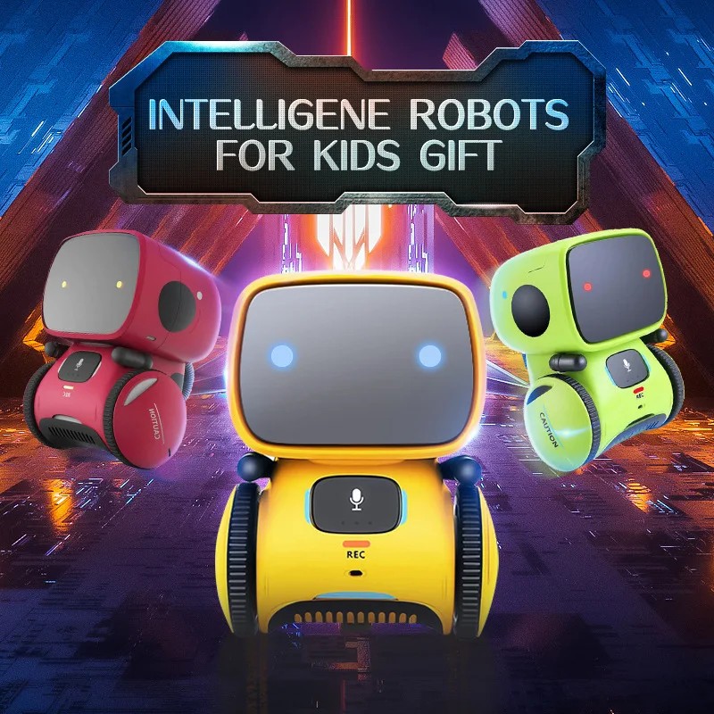 Smart Early Education Voice Robot for Kids Interactive Touch Sensing Multifunctional Educational Learning Robot Toy for Infants