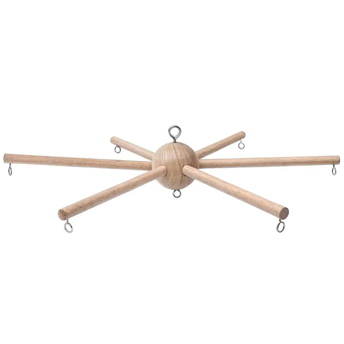 COFA DIY Decorative Natural Wooden Wind Chime Equipment for Infant Boy Girl Home Nursery Bedroom Ceiling Wall Balcony
