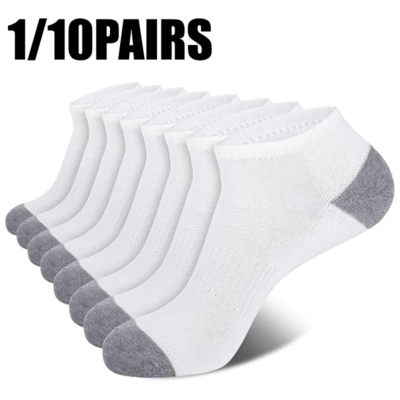 Breathable Low Cut Socks Anti Odor Moisture Wicking Quick Dry Solid Color Athletic Ankle Socks for Running Hiking Walking Gym ﻿