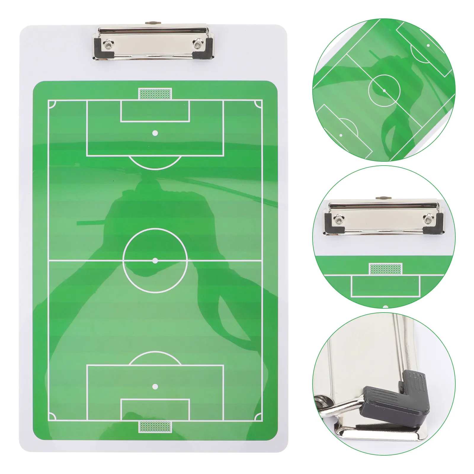 

1 set 1 Set Football Tactical Board Soccer Coaching Supplies Double Sided Portable Reusable Writing Board For