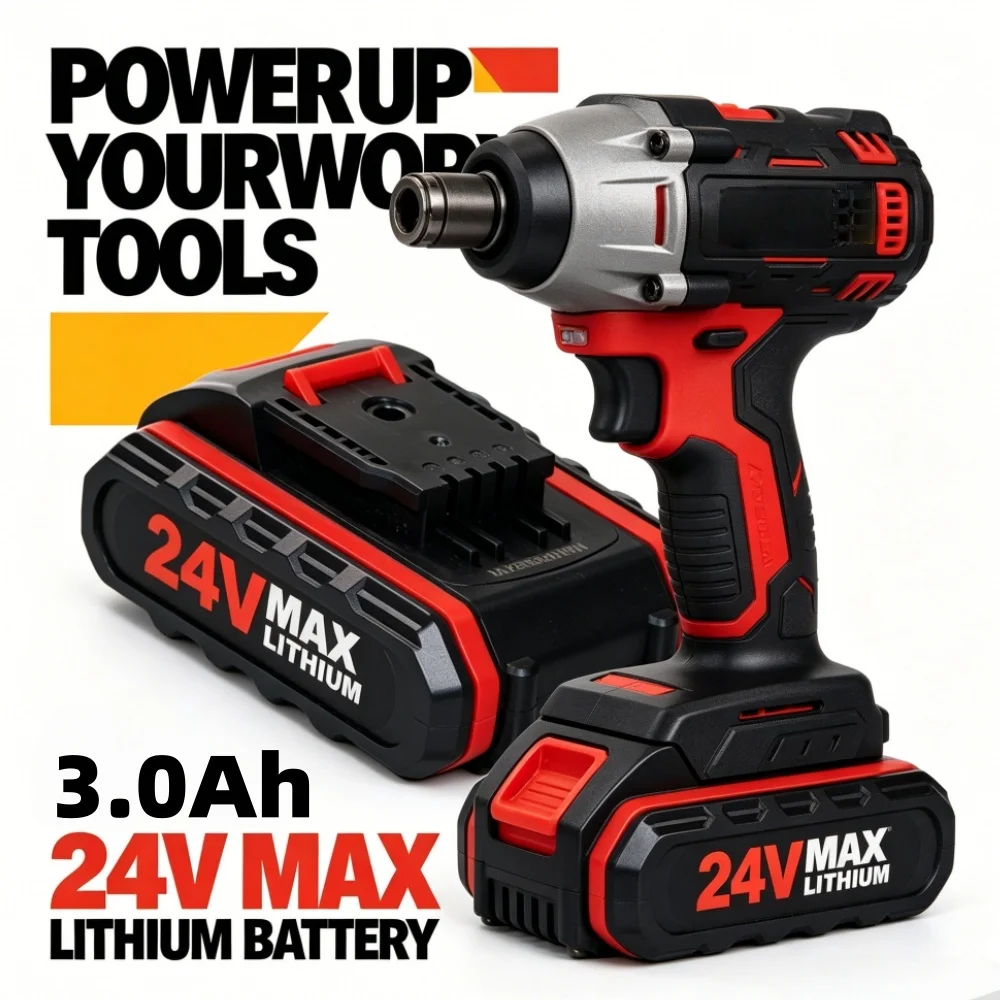 Air transport 24V 3000mAh Rechargeable Li-ion Battery For Worx Electric Tools And Chainsaws With charger
