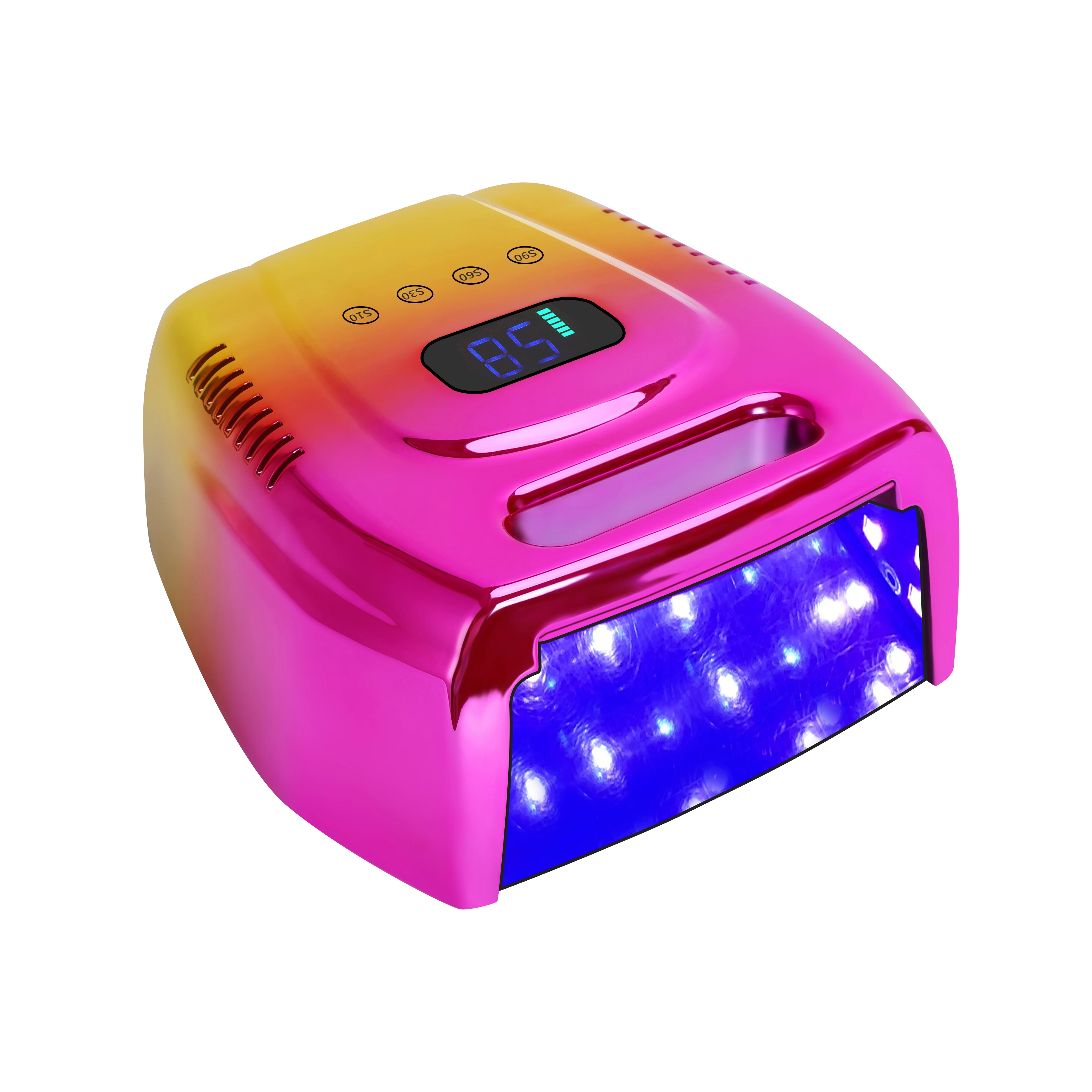 2022 96w Gradient Pro Cure Professional Cordless Nail Polish LED UV Lamp Dryer with Private Label for Nail Salon