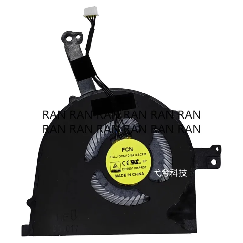 

Новый вентилятор процессора для охлаждающего вентилятора DELL E5570 P48F 07HJFG