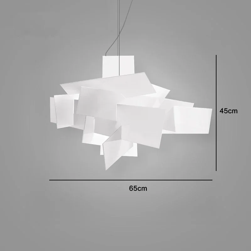 Stapelen Rechthoekige Big Bang Kroonluchter Creatieve Foscarini Verlichting Woonkamer Eetkamer Kantoorruimtes Esthetische Verlichting - afbeelding 1