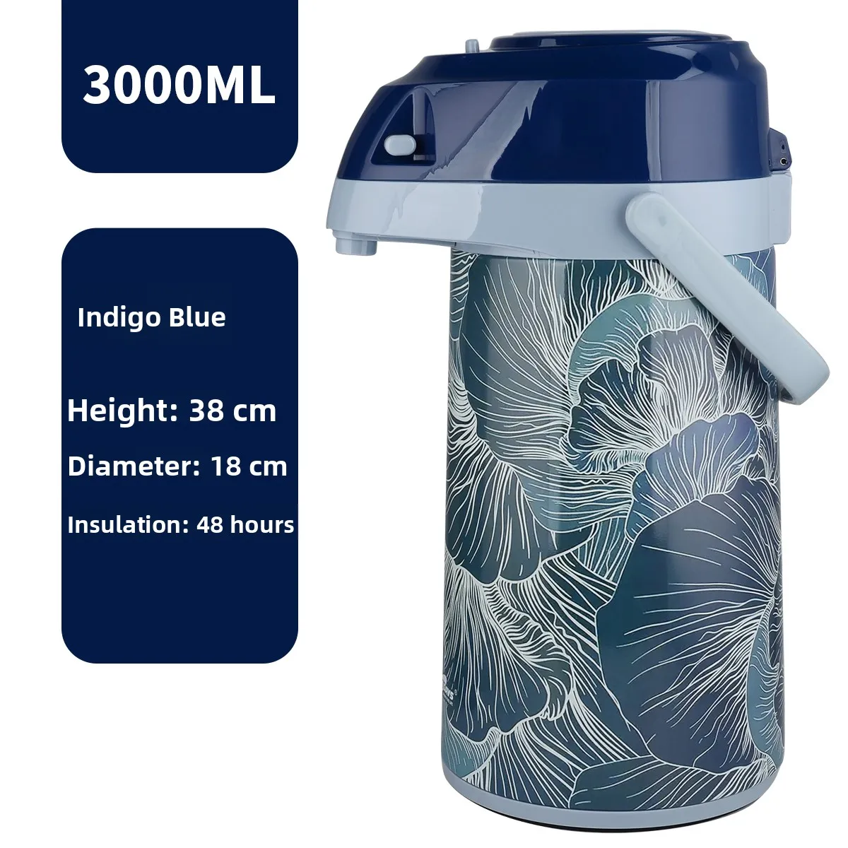 

Внутренний бак из нержавеющей стали большой емкости, плита для жары, бутылка для горячей воды, 3 л, изолированная колба Pr, теплый горшок, чайник для воды