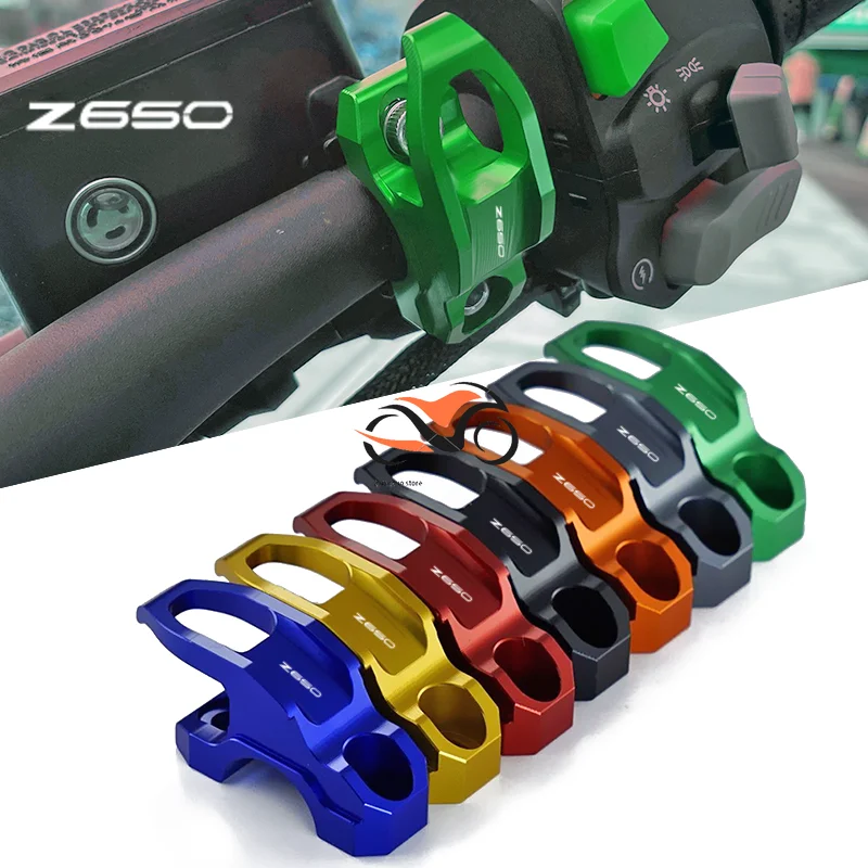 

2016-2021 для KAWASAKI Z650 Z 650 2020 2019 CNC тормозной кронштейн главного цилиндра сумка для багажа зажим держатель крючок для шлема