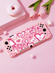 Switch Protector Case for Nintendo Switch OLED, NS Game Accessories,Handheld Separable Shell for NS Joycon, Switch Cover