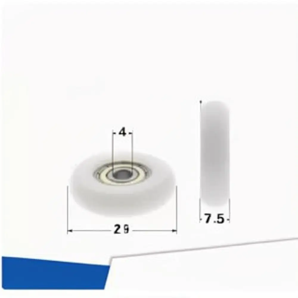 Smooth Sliding Spherical Bearing Pulley For Furniture Hardware Drawer Window Door Track Nylon Guide Wheel