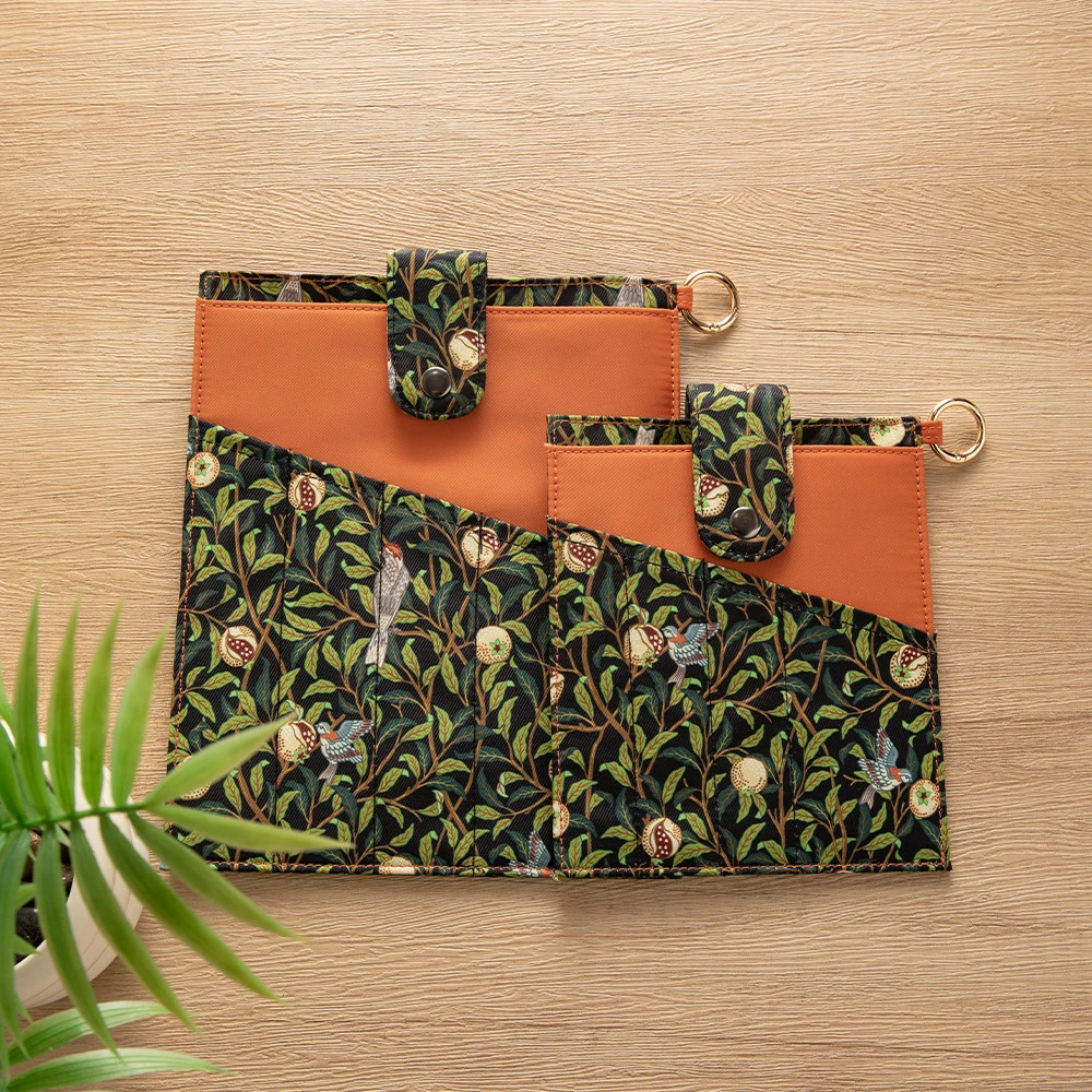 A5 Notebook Cover Personalized Journal Cover Vine Book Sleeve Book Bag Bookish Gift for Reader, Book Accessories, Book Protector