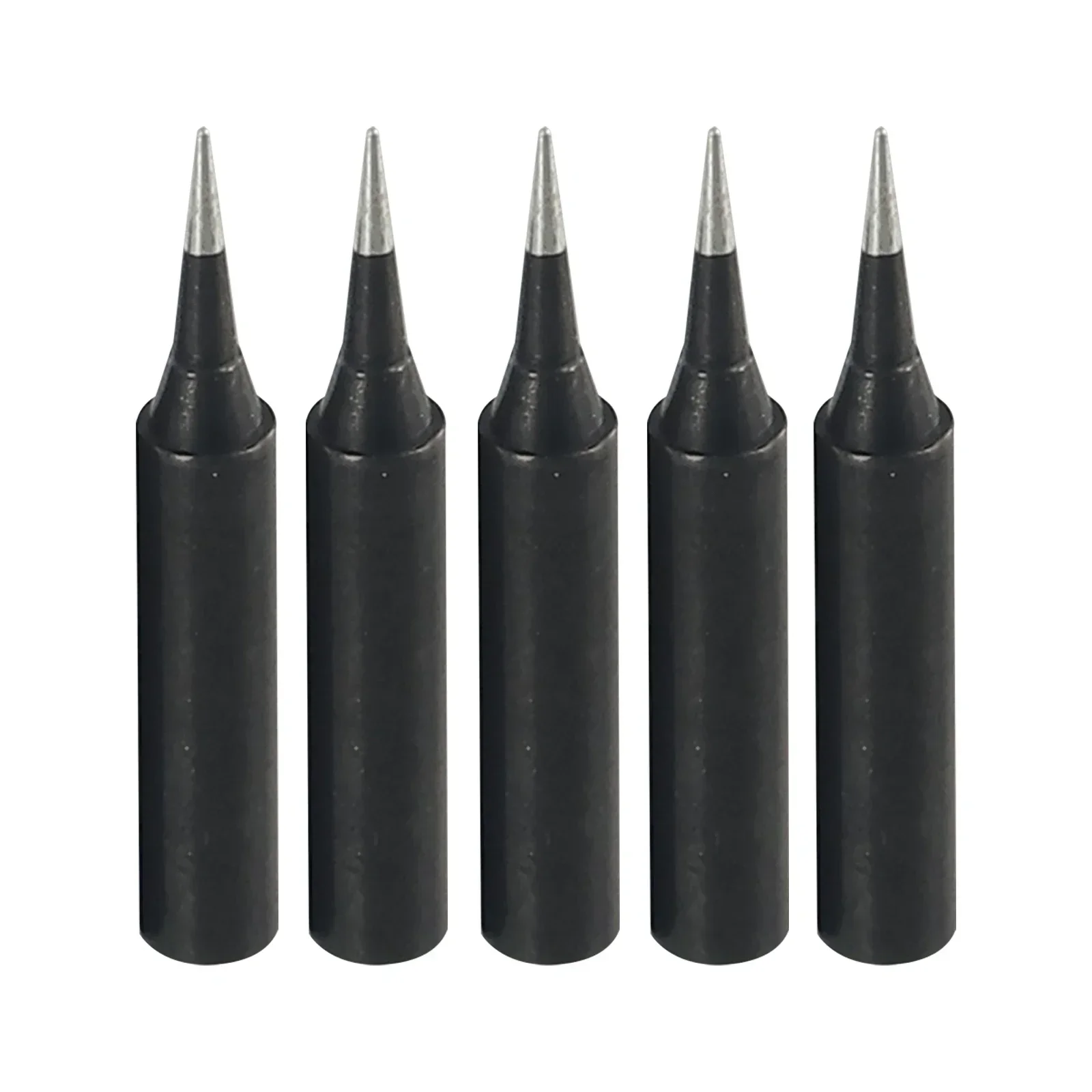 Industrial Soldering Iron Tip Soldering Iron Tip Parts High Quality Replacement Solder Tool 5pcs Black Exquisite