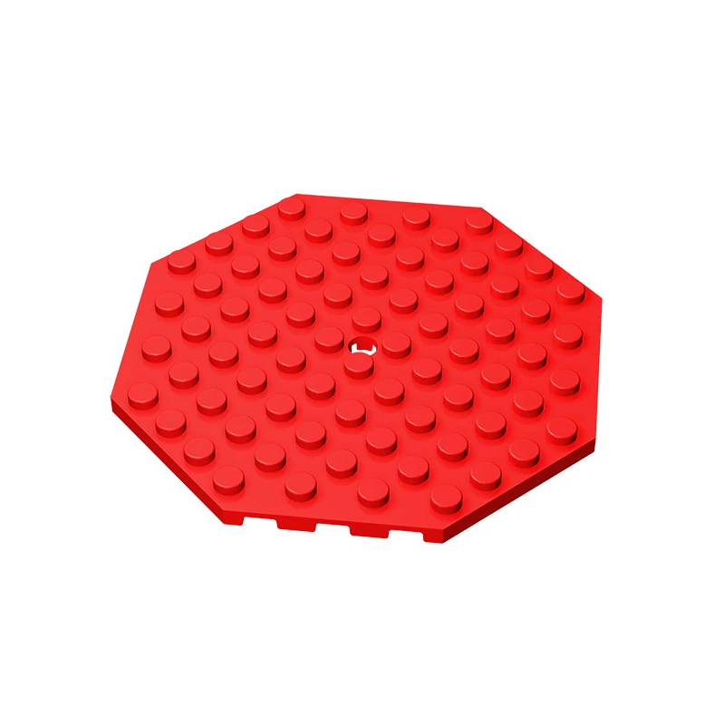 Gobricks GDS-840 Plate, Modified 10 x 10 Octagonal with Hole compatible with lego  89523  children\'s DIY Educational