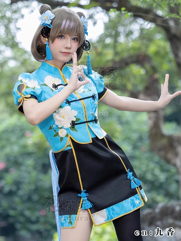أزياء COS-HoHo Lovelive Liella Shibuya Kanon/Tang KeKe/Arashi Chisato/Hazuki Ren/Heanna Sumire أزياء شيونغسام التأثيرية الجميلة #4