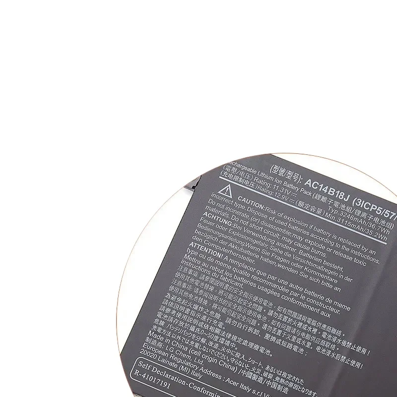 لشركة أيسر أسباير E3-111 E3-112 E3-112M ES1-531 MS2394 B115-MP EX2519 N15Q3 N15W4 AC14B18J AC14B13J بطارية كمبيوتر محمول 11.4V #6