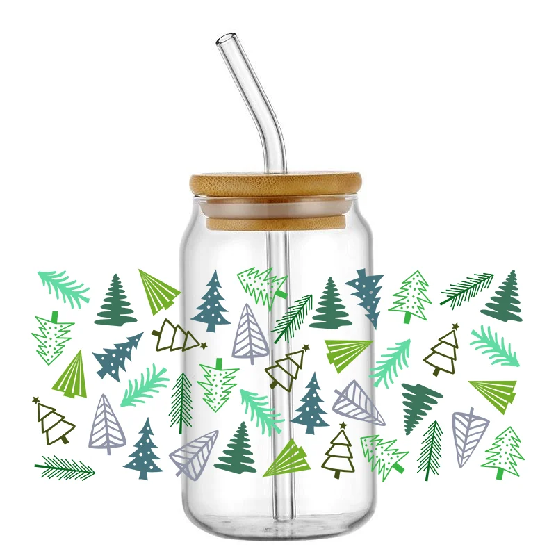 

leaf tree DTF Cup Wrap Transfer Sticker Glass Stickers for Cups Waterproof Rub on Transfers Mug Stickers Decals for Crafting DIY