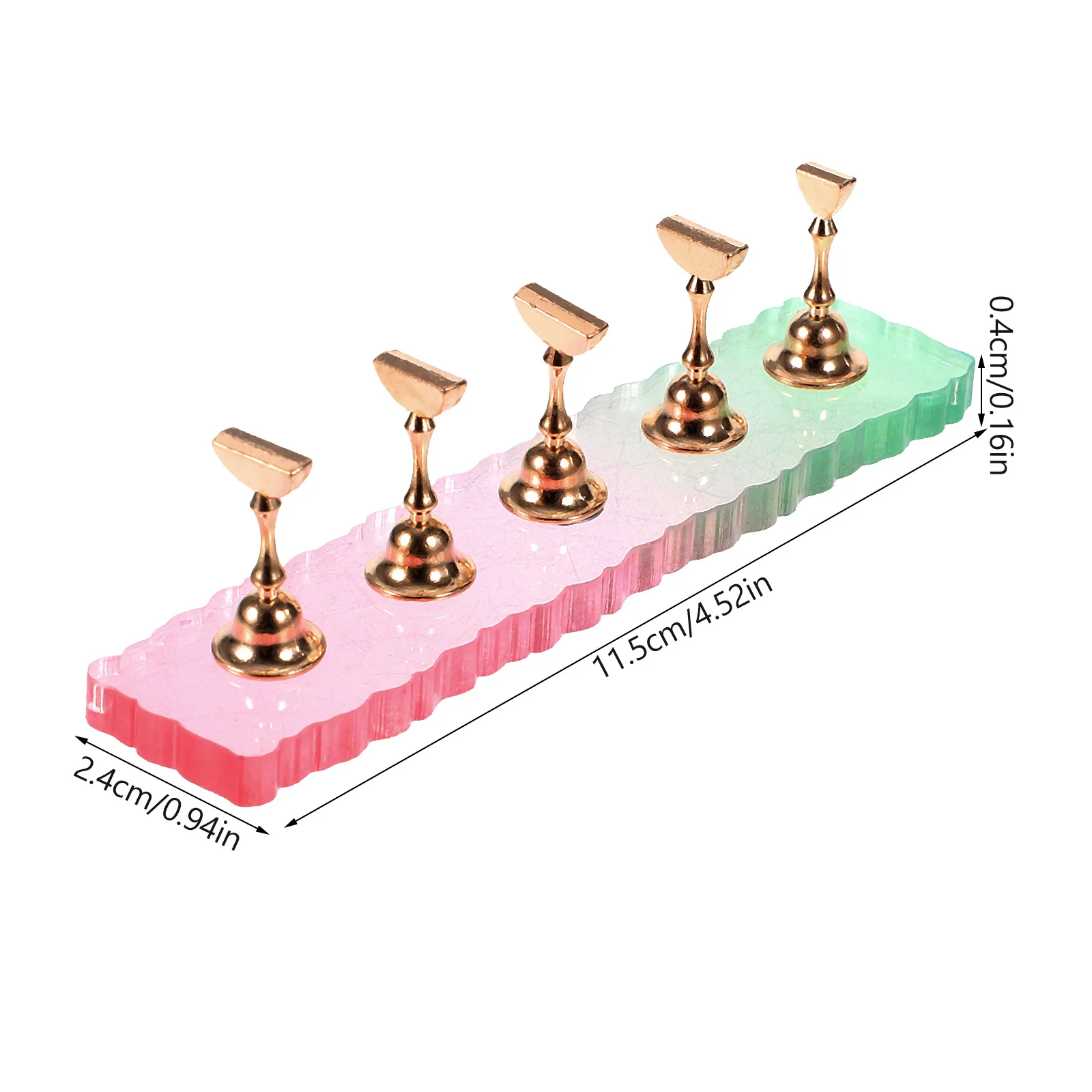 3 مجموعات من حامل الأظافر المزيفة، اضغط على حامل العرض، أداة تدريب فن الأظافر الاصطناعية، متينة وسلسة وسهلة الاستخدام للأظافر