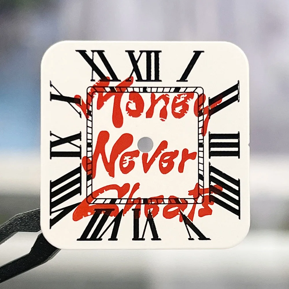 

НОВЫЙ циферблат NH35, квадратный циферблат, модификация часов, персонализированный циферблат, римский циферблат, подходит для аксессуаров для часов с механизмом NH35