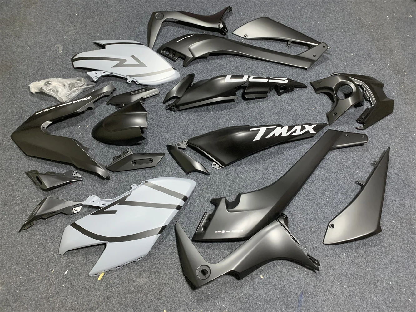 Motorcycle Fairing Kit for Yamaha TMAX530 15 16 Year 530 2015 2016 ABS Fairing Kit Motorcycle guard plate matte black marl