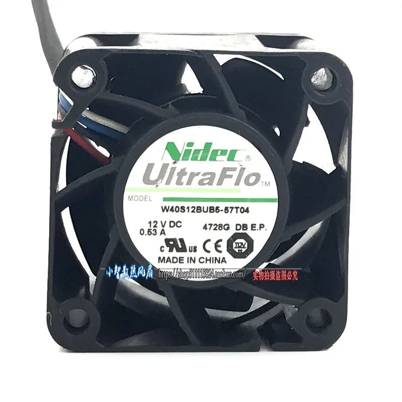 ORIGINAL W40S12BUB5-57T04 12V 0.53A 4028 40*40*28mm NEW COOLING FAN RADIATOR