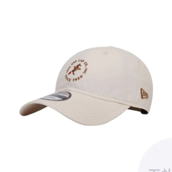 New Era Cotton Baseball Caps Unisex Ivory White 14905043