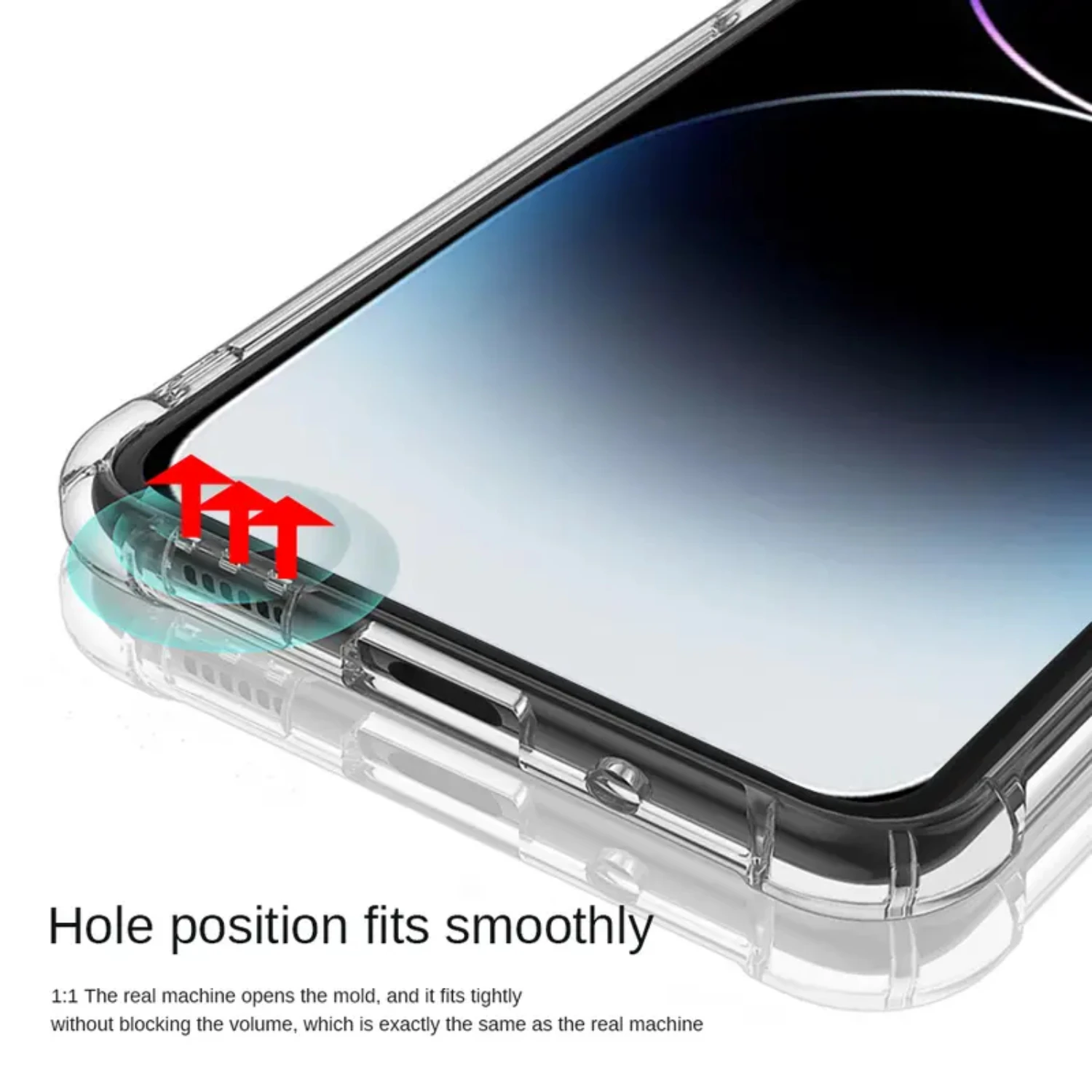 Transparent Invisible Airbag Anti-fall Protective Case For IPhone Series