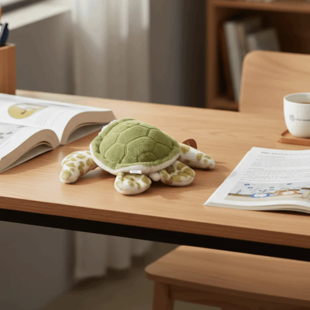 ПП хлопок черепаха плюшевый брелок мультфильм тянуть плюшевый черепаха кулон животное хлопок зеленая кукла брелок для ключей женщина леди девушка