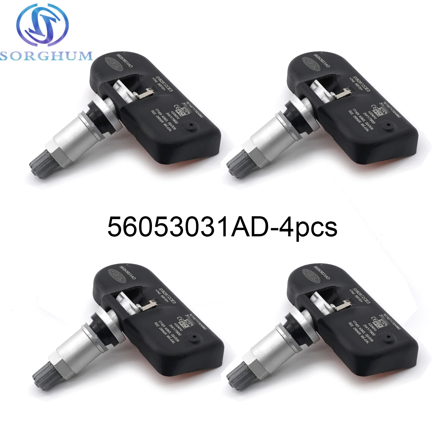 

4pcs 56053031AD TPMS Tire Pressure Sensor 433 MHz For Chrysler Sebring Town & Country For Dodge Journey Car Accessories