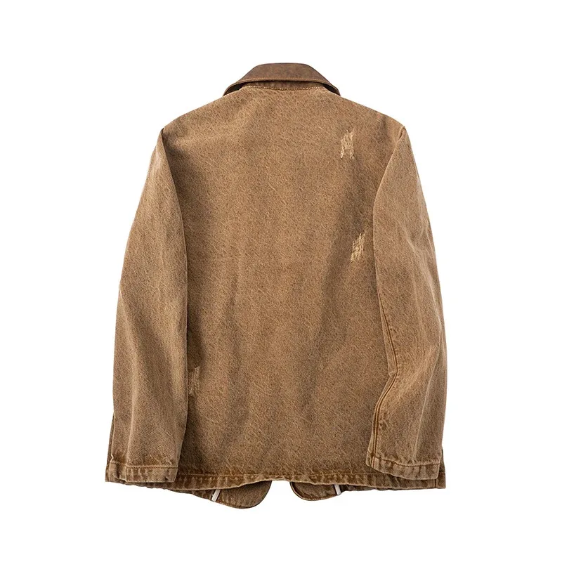 

dd12Game RDR2 Arthur Morgan Same Style Western Denim Cosplay Costumes Brown Jacket And Blue Shirt For Man