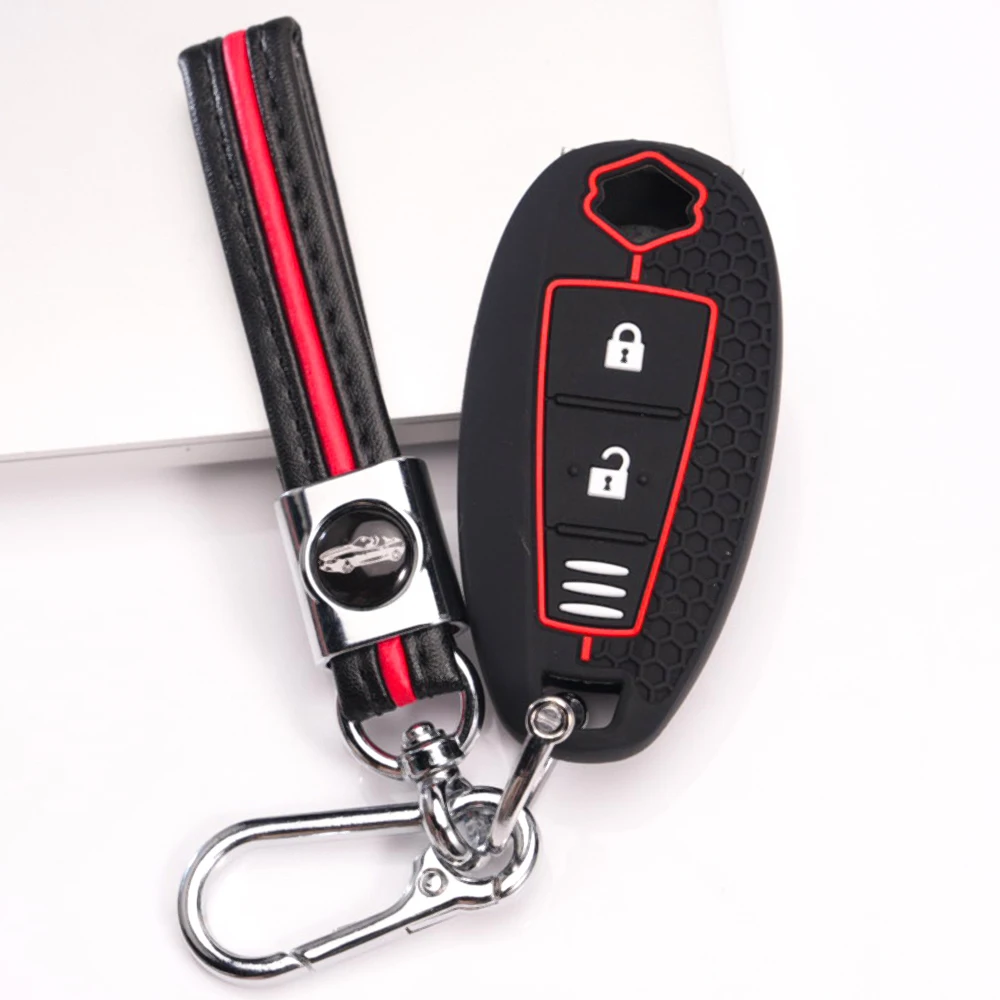 Remote Key Protector With Wrist Strap For Suzuki Swift Vitara SX4 Baleno Ciaz Ertiga Ignis Kizashi S-cross Alivio Dustproof