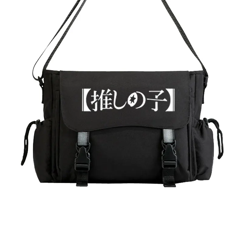 Anime Oshi No Ko Hoshino Ai Arima Kana Men Women Shoulder Bag Cosplay Storage Schoolbag Daily Oxford Cross Body Messenger Bags